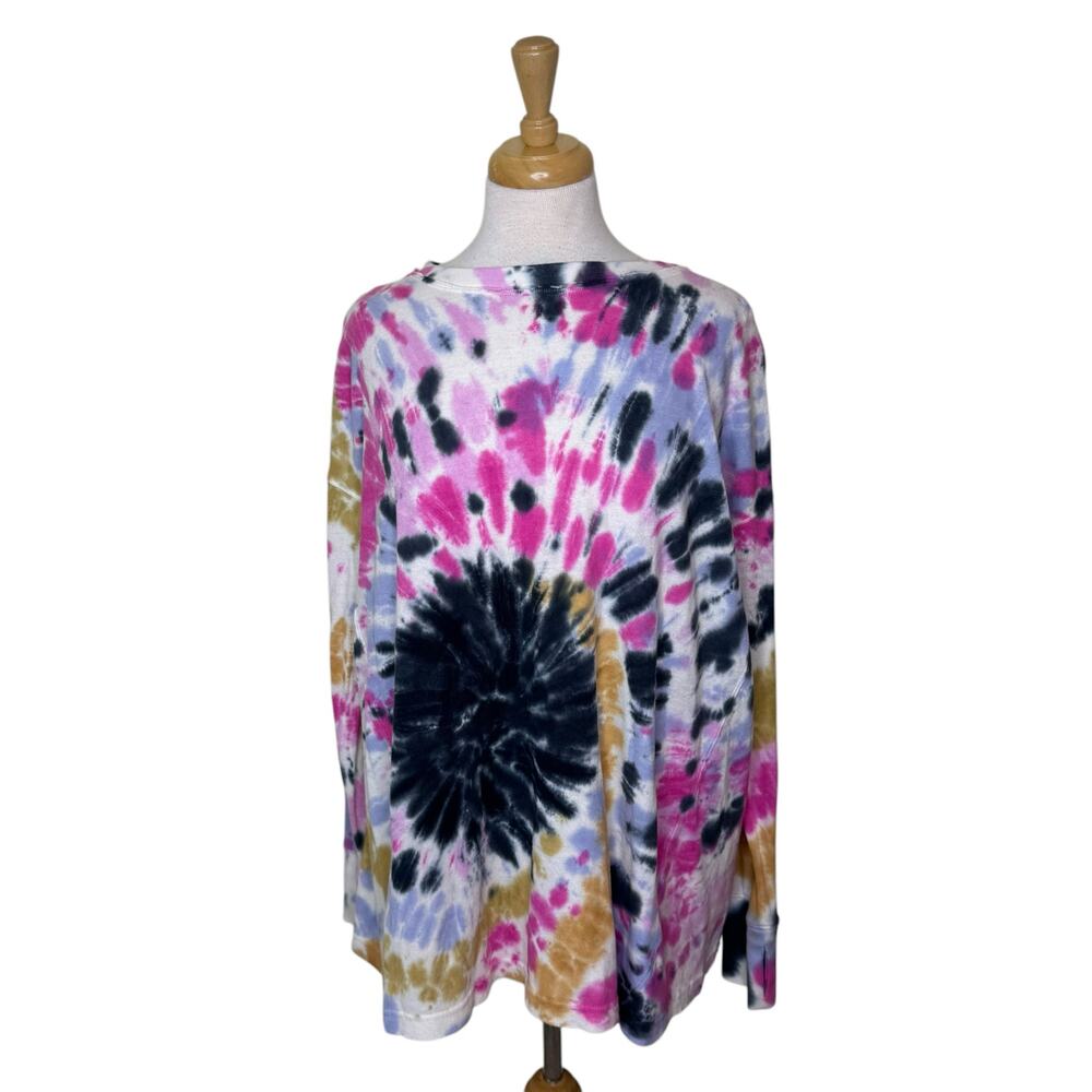 FREE PEOPLE We The Free Tie Dye Long Sleeve Crewneck size Small